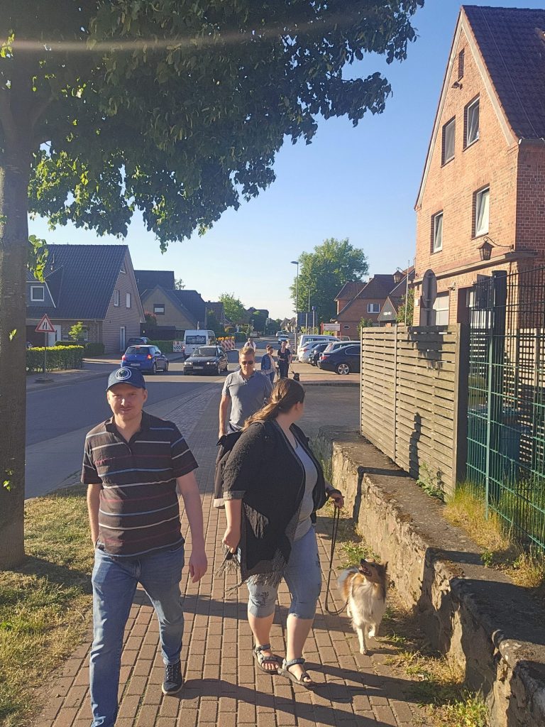 noch ein Stadtspaziergang mit der Hundeschule